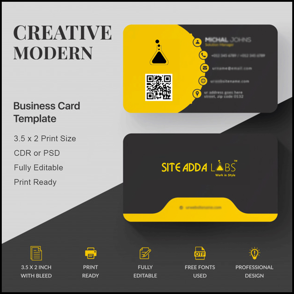Siteadda - Business Card Designing